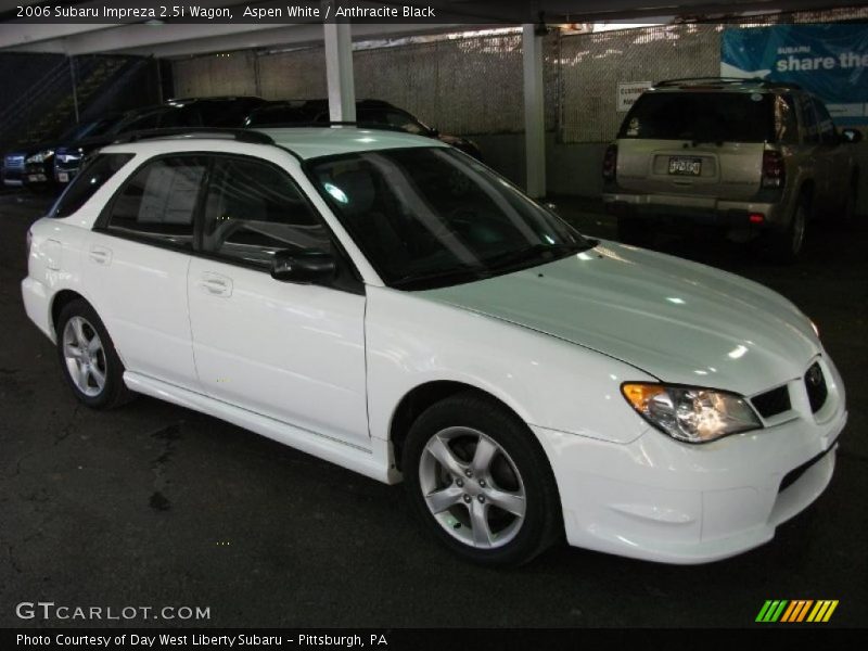 Aspen White / Anthracite Black 2006 Subaru Impreza 2.5i Wagon