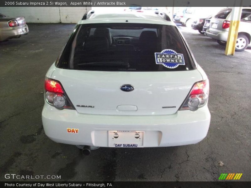Aspen White / Anthracite Black 2006 Subaru Impreza 2.5i Wagon