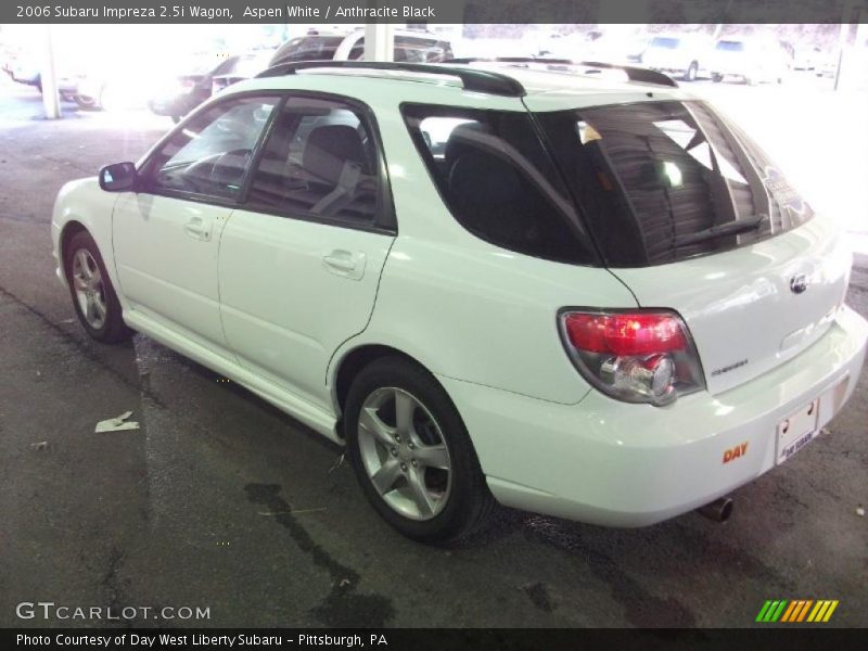 Aspen White / Anthracite Black 2006 Subaru Impreza 2.5i Wagon