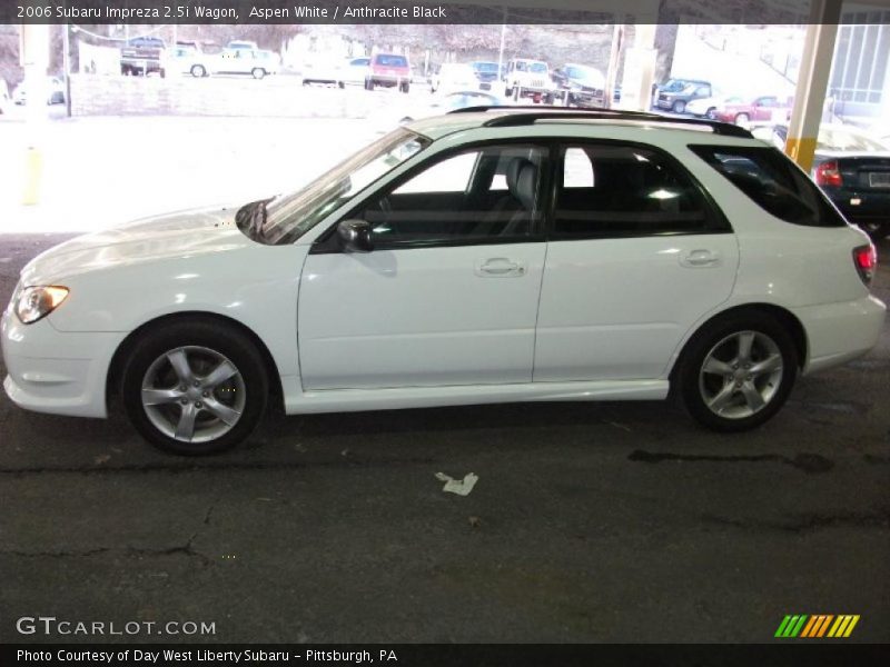 Aspen White / Anthracite Black 2006 Subaru Impreza 2.5i Wagon