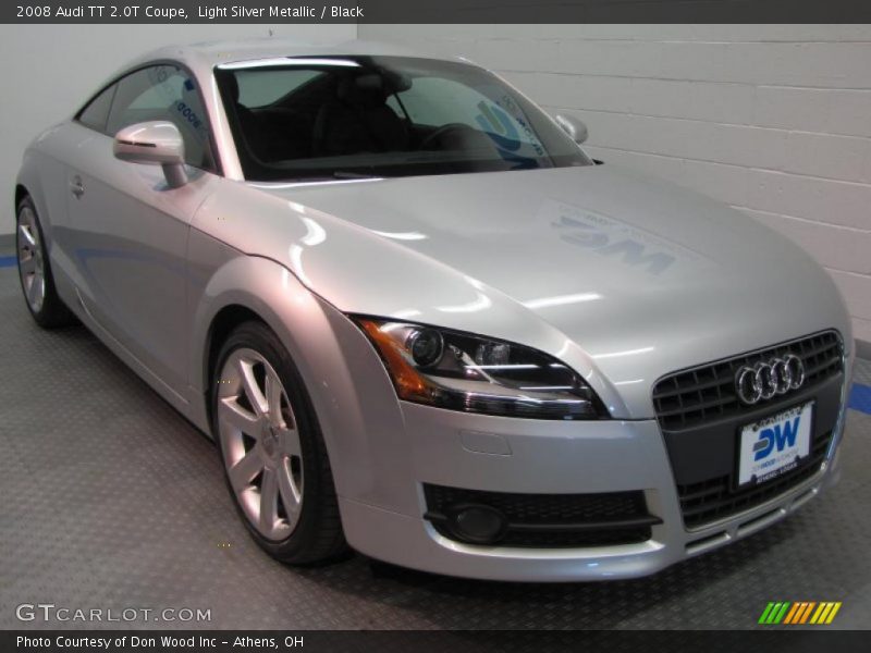 Light Silver Metallic / Black 2008 Audi TT 2.0T Coupe