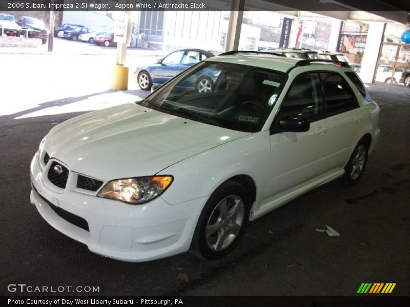 Aspen White / Anthracite Black 2006 Subaru Impreza 2.5i Wagon