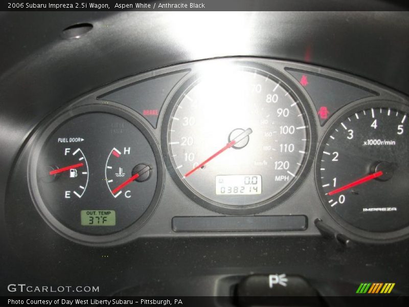 Aspen White / Anthracite Black 2006 Subaru Impreza 2.5i Wagon