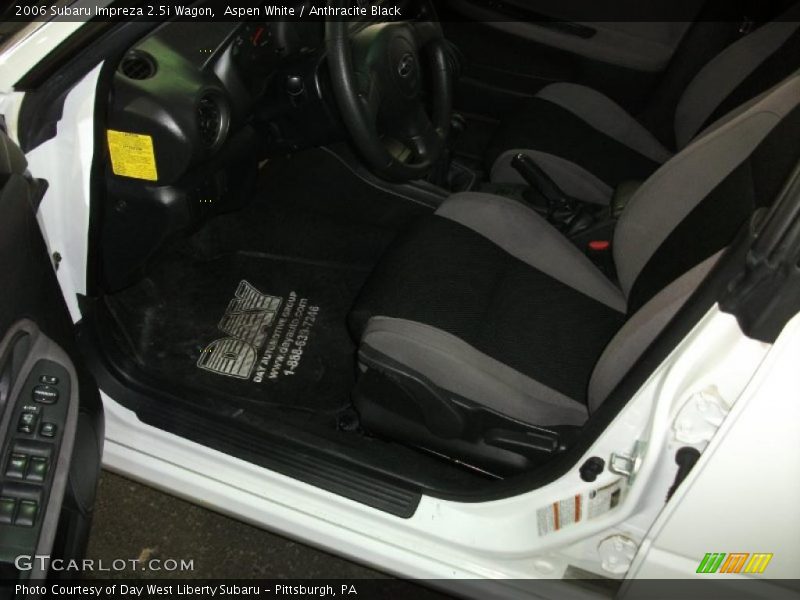 Aspen White / Anthracite Black 2006 Subaru Impreza 2.5i Wagon