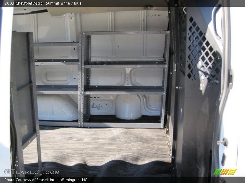 Summit White / Blue 2003 Chevrolet Astro
