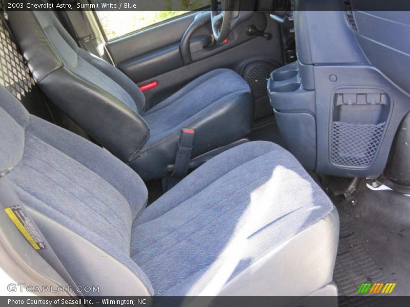 Summit White / Blue 2003 Chevrolet Astro