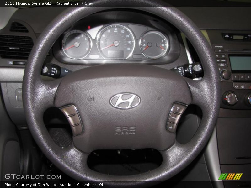 Radiant Silver / Gray 2010 Hyundai Sonata GLS
