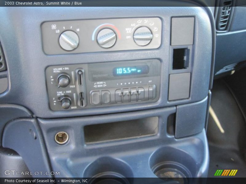 Summit White / Blue 2003 Chevrolet Astro