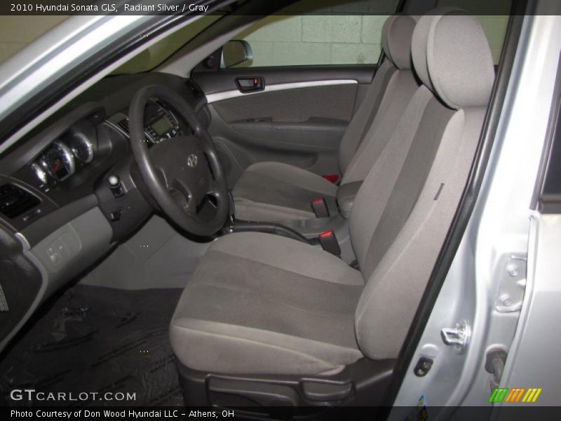 Radiant Silver / Gray 2010 Hyundai Sonata GLS