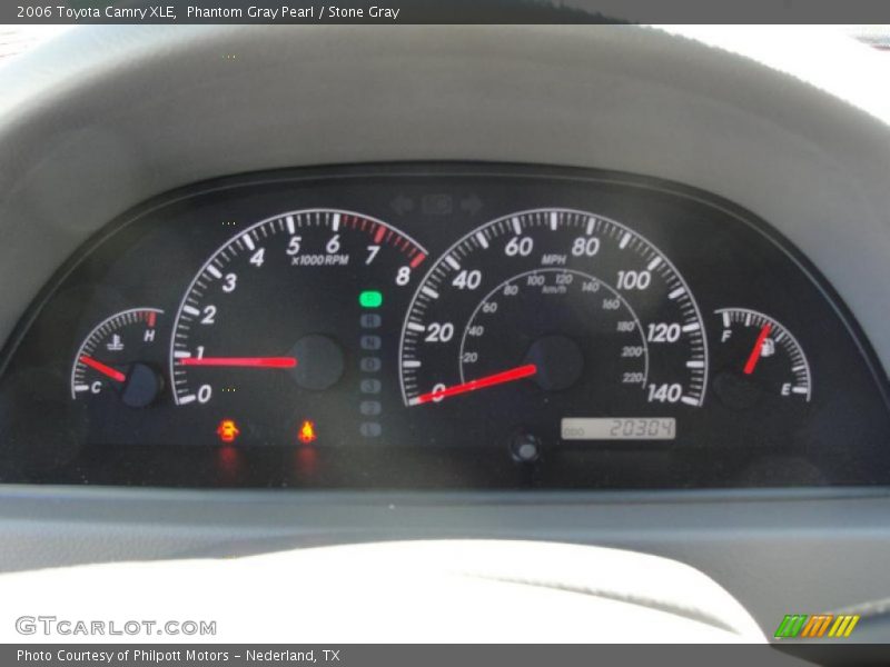 Phantom Gray Pearl / Stone Gray 2006 Toyota Camry XLE