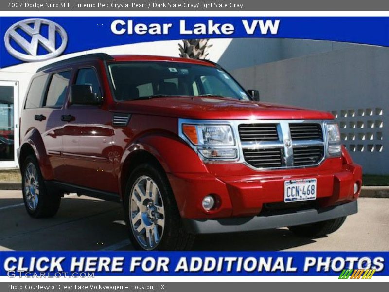 Inferno Red Crystal Pearl / Dark Slate Gray/Light Slate Gray 2007 Dodge Nitro SLT