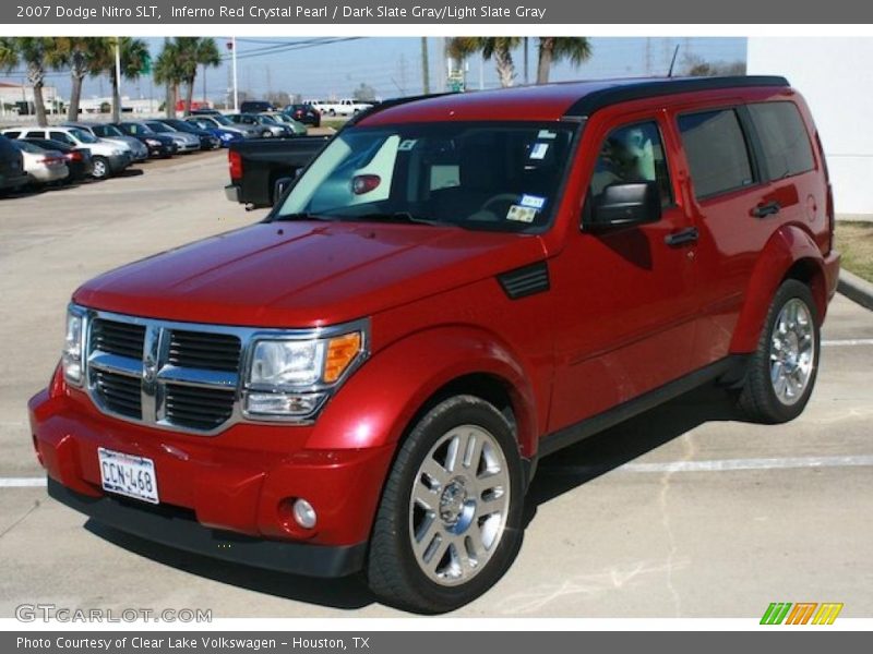 Inferno Red Crystal Pearl / Dark Slate Gray/Light Slate Gray 2007 Dodge Nitro SLT