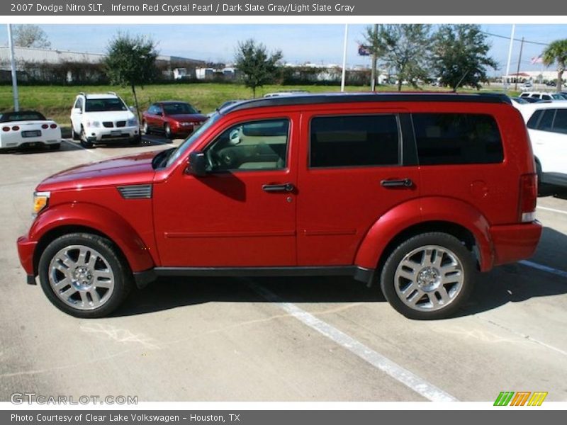 Inferno Red Crystal Pearl / Dark Slate Gray/Light Slate Gray 2007 Dodge Nitro SLT