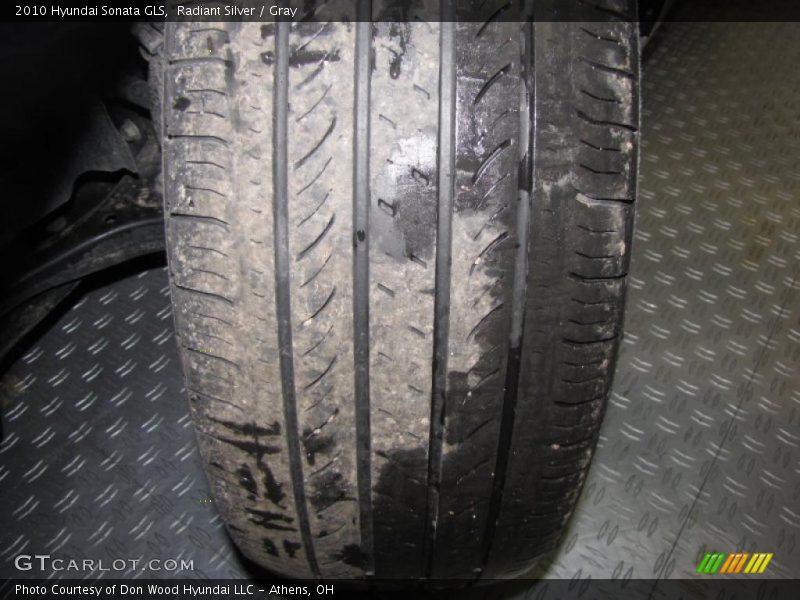 Radiant Silver / Gray 2010 Hyundai Sonata GLS