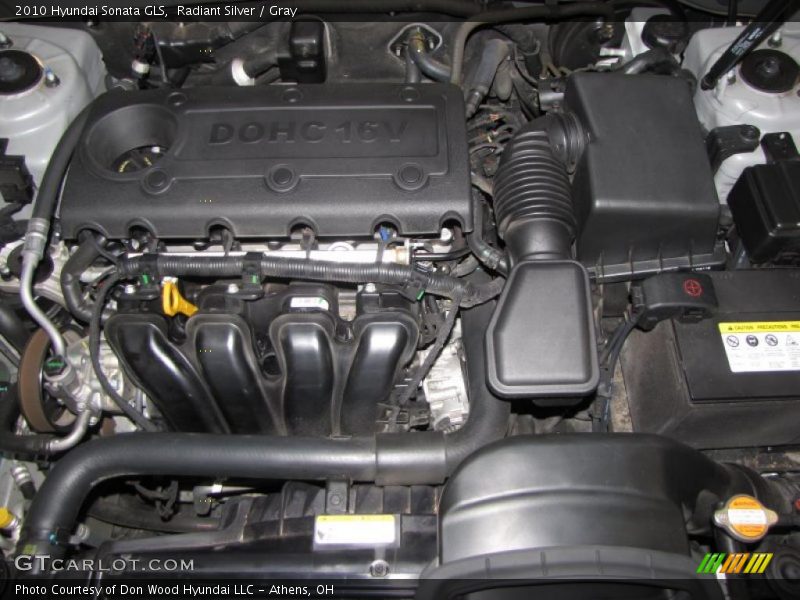  2010 Sonata GLS Engine - 2.4 Liter DOHC 16-Valve CVVT 4 Cylinder
