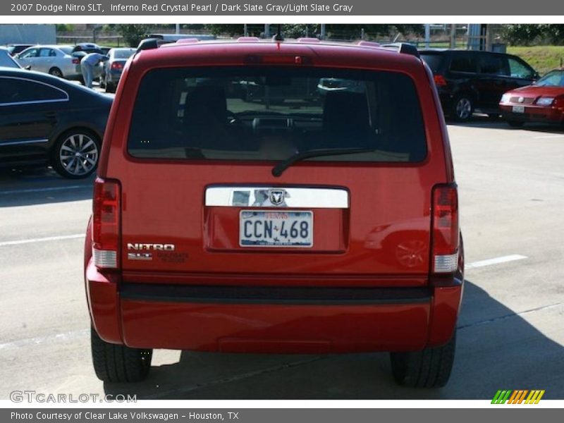 Inferno Red Crystal Pearl / Dark Slate Gray/Light Slate Gray 2007 Dodge Nitro SLT