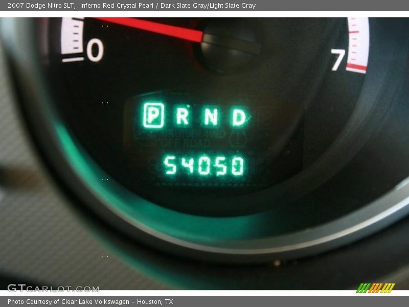 Inferno Red Crystal Pearl / Dark Slate Gray/Light Slate Gray 2007 Dodge Nitro SLT