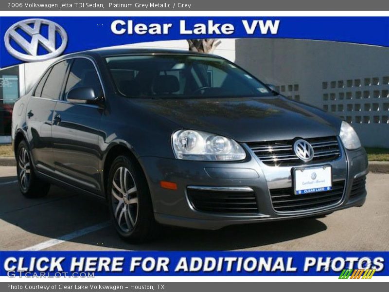 Platinum Grey Metallic / Grey 2006 Volkswagen Jetta TDI Sedan