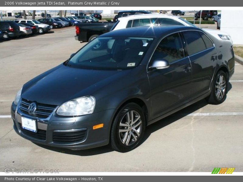 Platinum Grey Metallic / Grey 2006 Volkswagen Jetta TDI Sedan