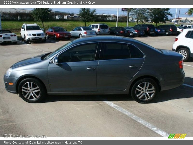 Platinum Grey Metallic / Grey 2006 Volkswagen Jetta TDI Sedan