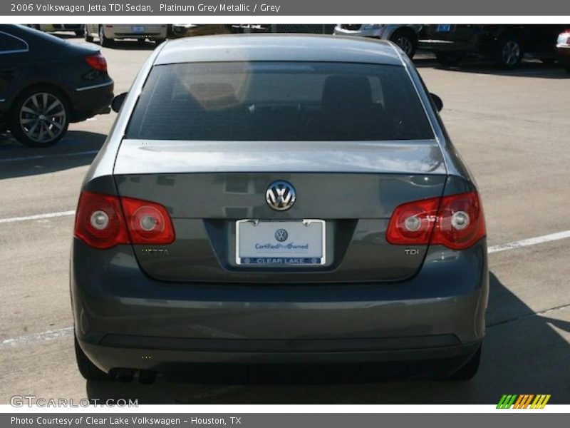 Platinum Grey Metallic / Grey 2006 Volkswagen Jetta TDI Sedan