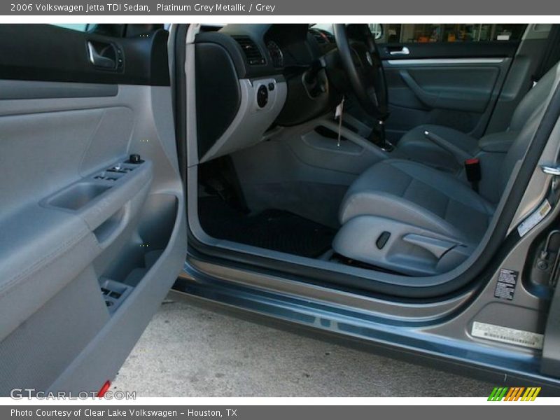 Platinum Grey Metallic / Grey 2006 Volkswagen Jetta TDI Sedan