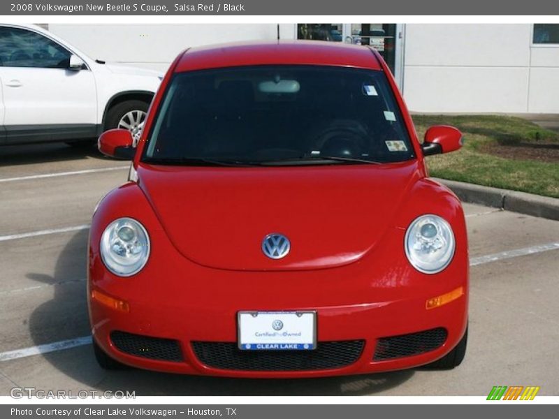 Salsa Red / Black 2008 Volkswagen New Beetle S Coupe
