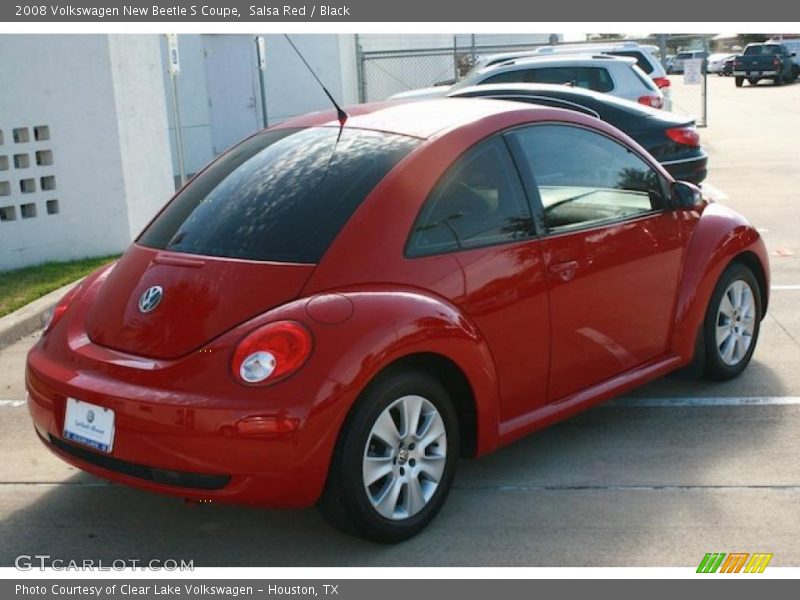 Salsa Red / Black 2008 Volkswagen New Beetle S Coupe