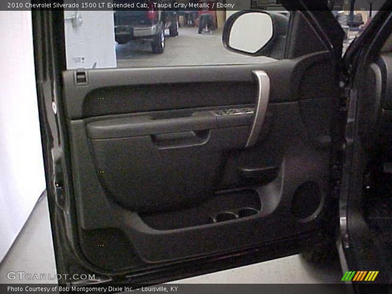 Taupe Gray Metallic / Ebony 2010 Chevrolet Silverado 1500 LT Extended Cab