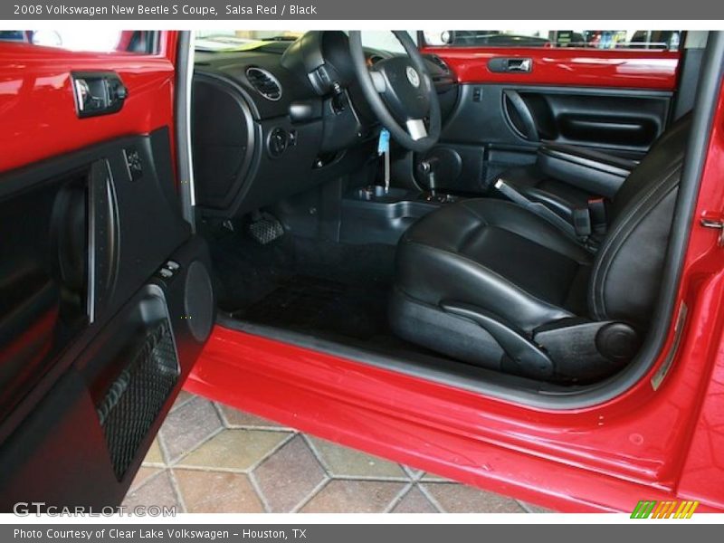 Salsa Red / Black 2008 Volkswagen New Beetle S Coupe