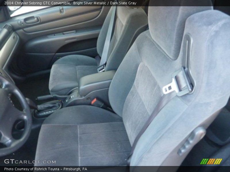 Bright Silver Metallic / Dark Slate Gray 2004 Chrysler Sebring GTC Convertible