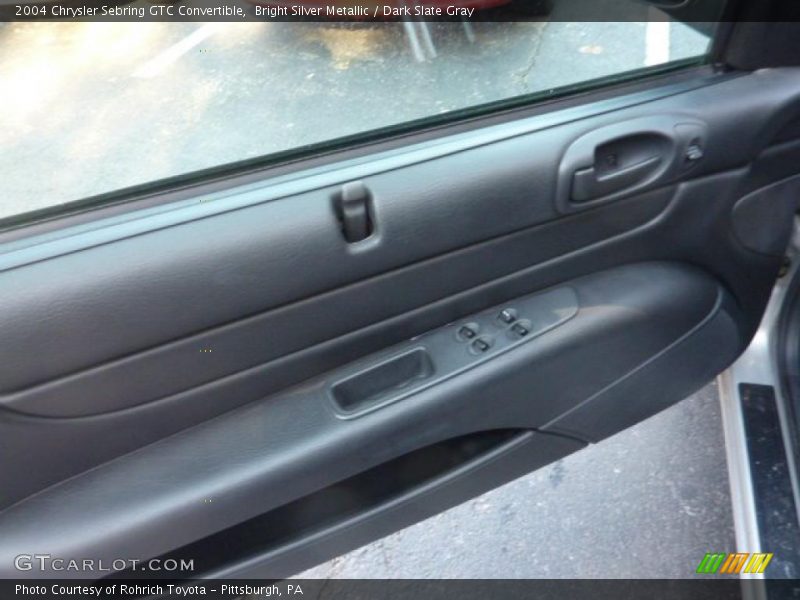 Bright Silver Metallic / Dark Slate Gray 2004 Chrysler Sebring GTC Convertible