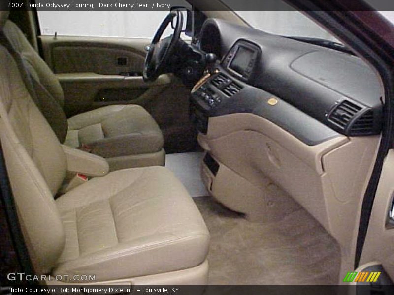Dark Cherry Pearl / Ivory 2007 Honda Odyssey Touring
