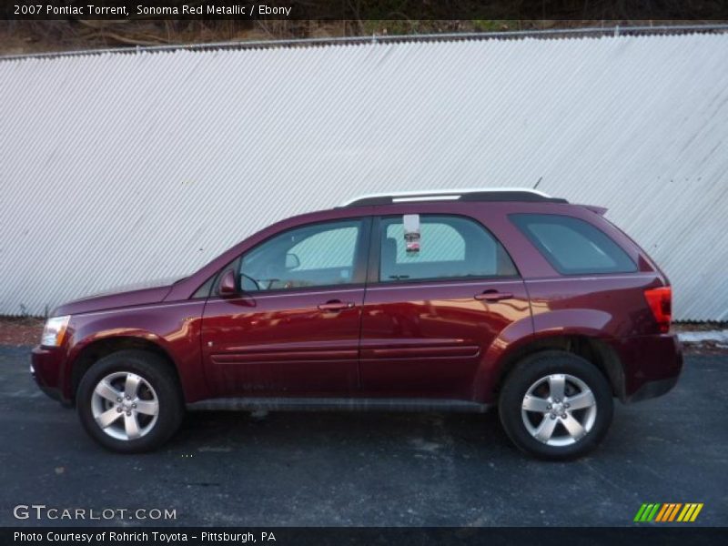 Sonoma Red Metallic / Ebony 2007 Pontiac Torrent