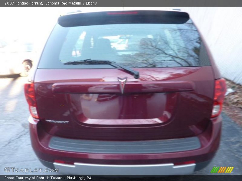 Sonoma Red Metallic / Ebony 2007 Pontiac Torrent