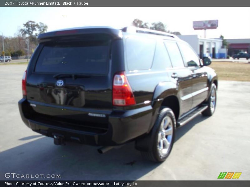 Black / Taupe 2007 Toyota 4Runner Limited