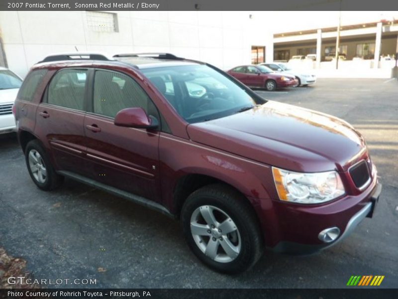 Sonoma Red Metallic / Ebony 2007 Pontiac Torrent
