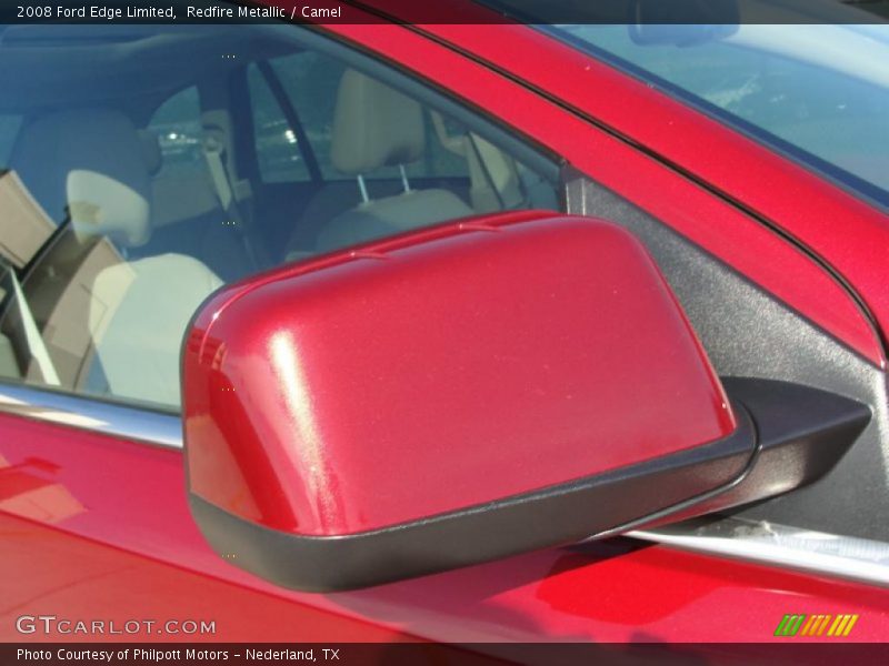 Redfire Metallic / Camel 2008 Ford Edge Limited