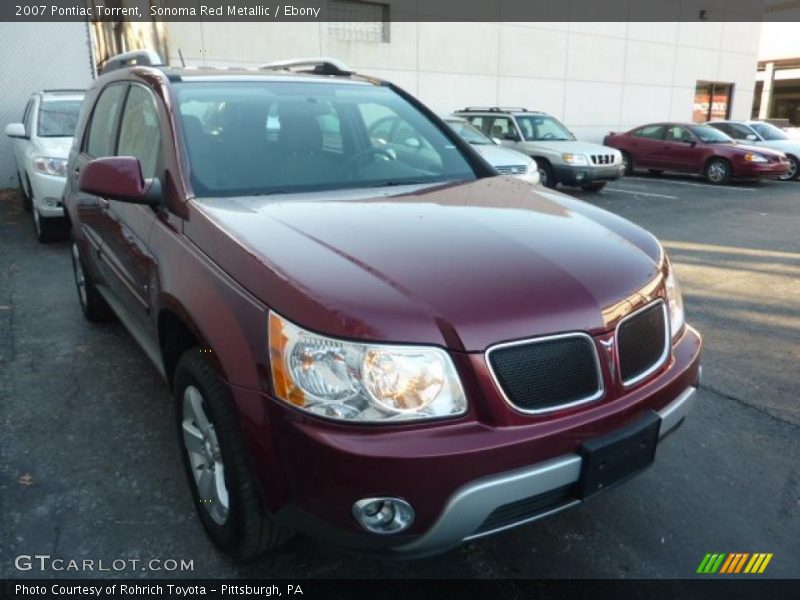 Sonoma Red Metallic / Ebony 2007 Pontiac Torrent