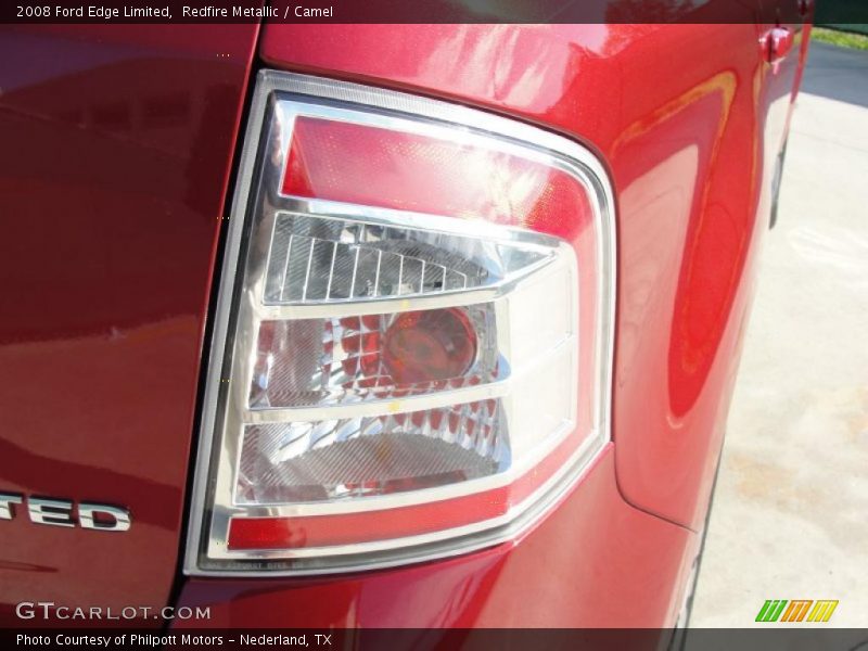 Redfire Metallic / Camel 2008 Ford Edge Limited
