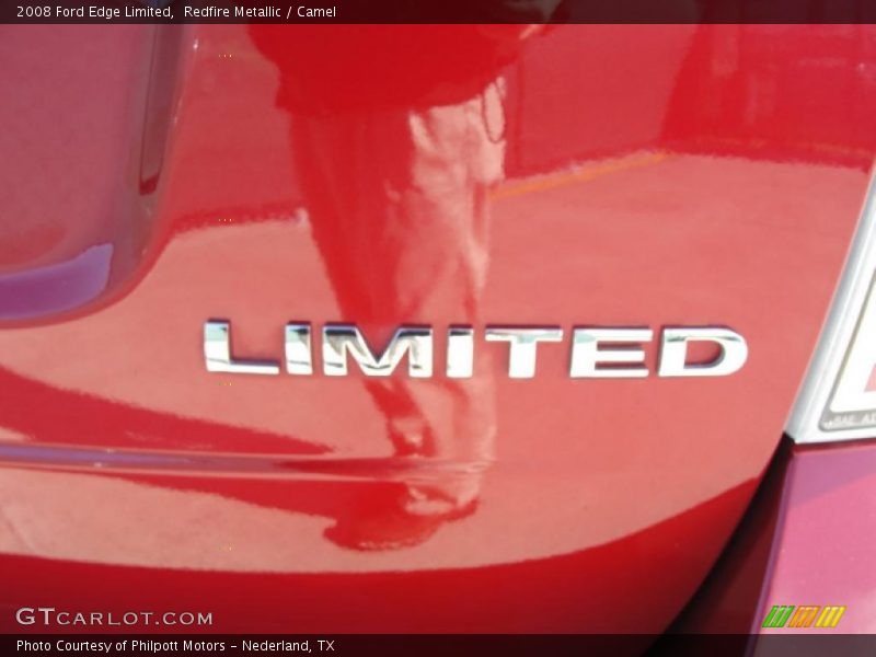 Redfire Metallic / Camel 2008 Ford Edge Limited
