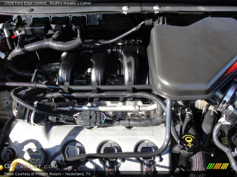 Redfire Metallic / Camel 2008 Ford Edge Limited
