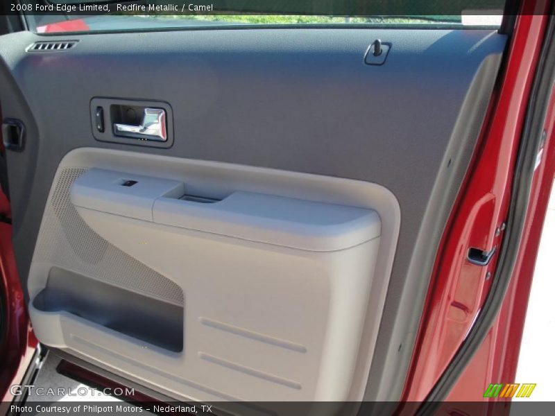 Redfire Metallic / Camel 2008 Ford Edge Limited