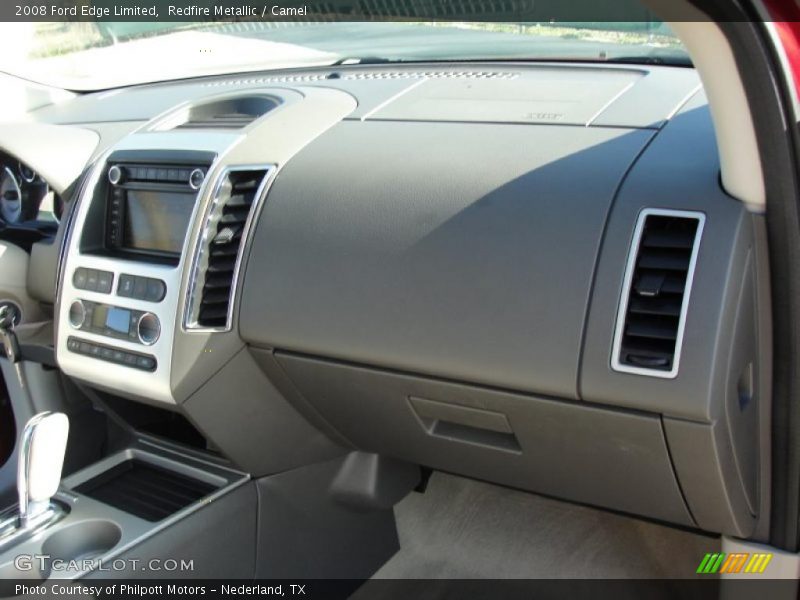 Redfire Metallic / Camel 2008 Ford Edge Limited