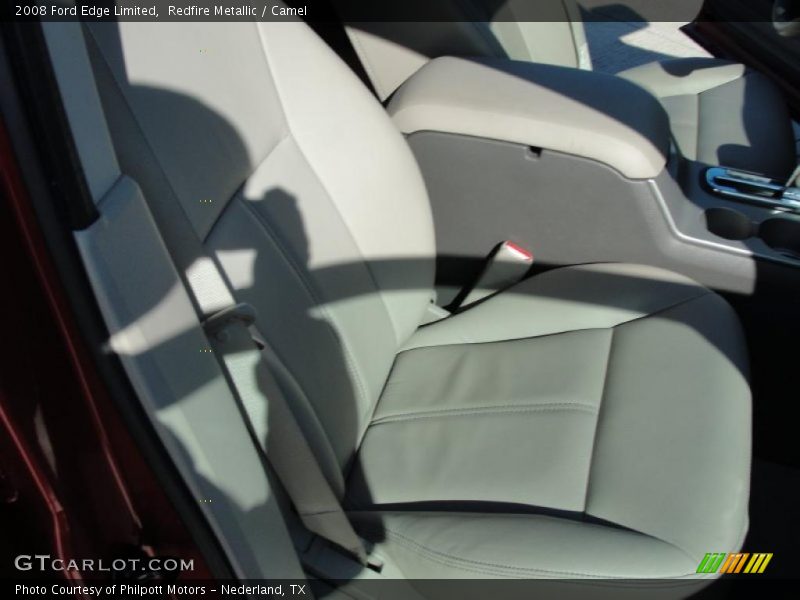 Redfire Metallic / Camel 2008 Ford Edge Limited