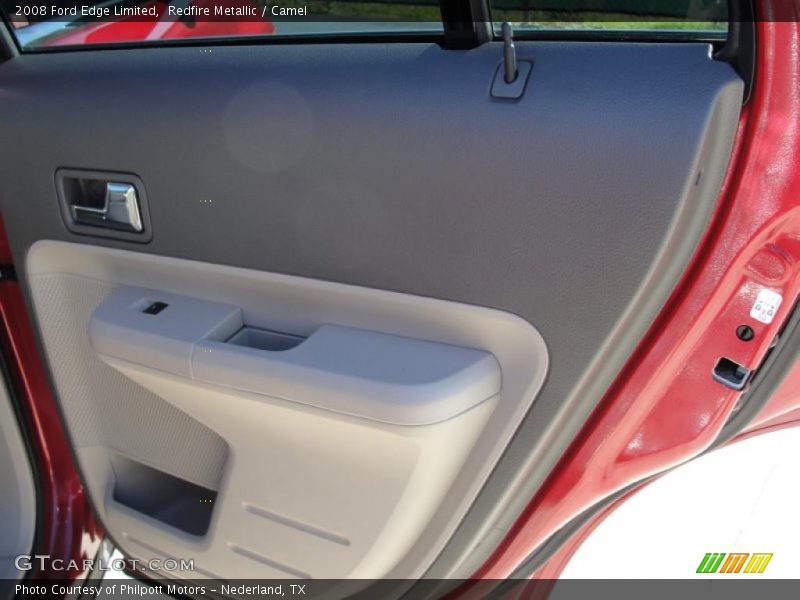 Redfire Metallic / Camel 2008 Ford Edge Limited