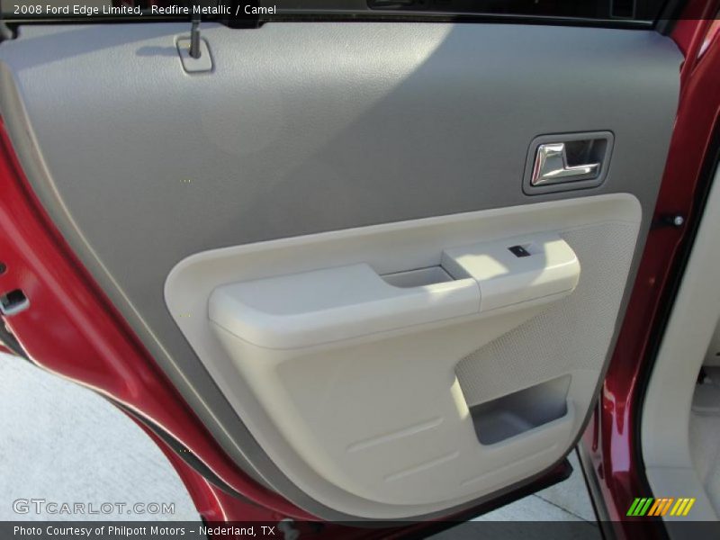 Redfire Metallic / Camel 2008 Ford Edge Limited