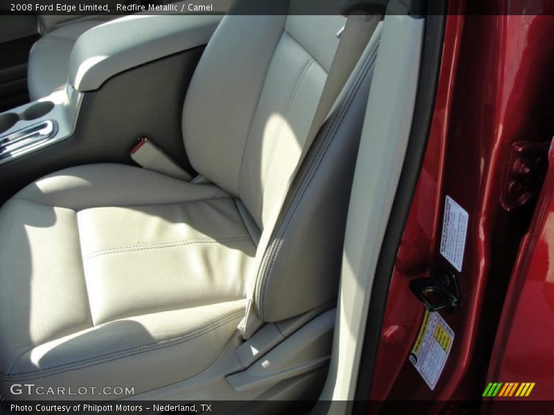 Redfire Metallic / Camel 2008 Ford Edge Limited