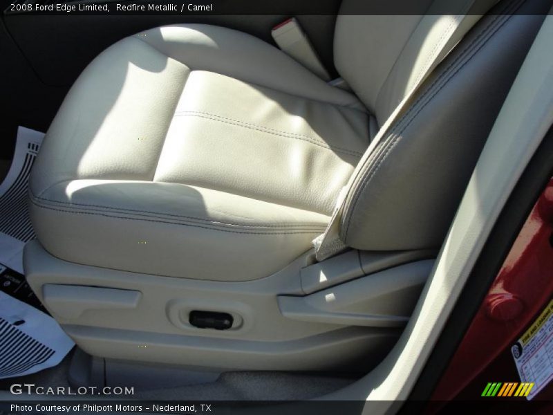 Redfire Metallic / Camel 2008 Ford Edge Limited