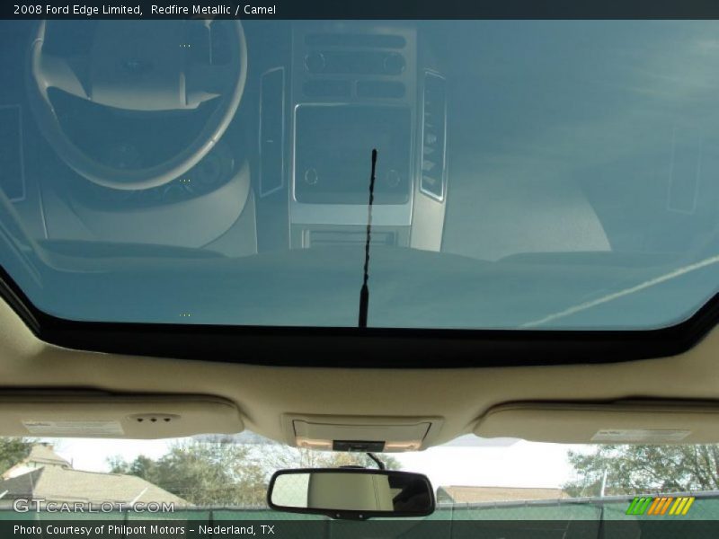 Redfire Metallic / Camel 2008 Ford Edge Limited